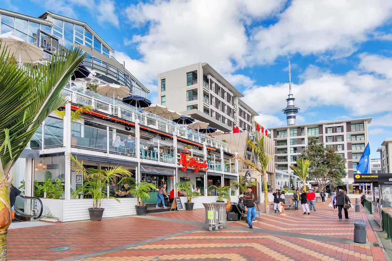 Apartamento Stunning Harbour & City View Studio L Aircon & Wifi Auckland Exterior foto