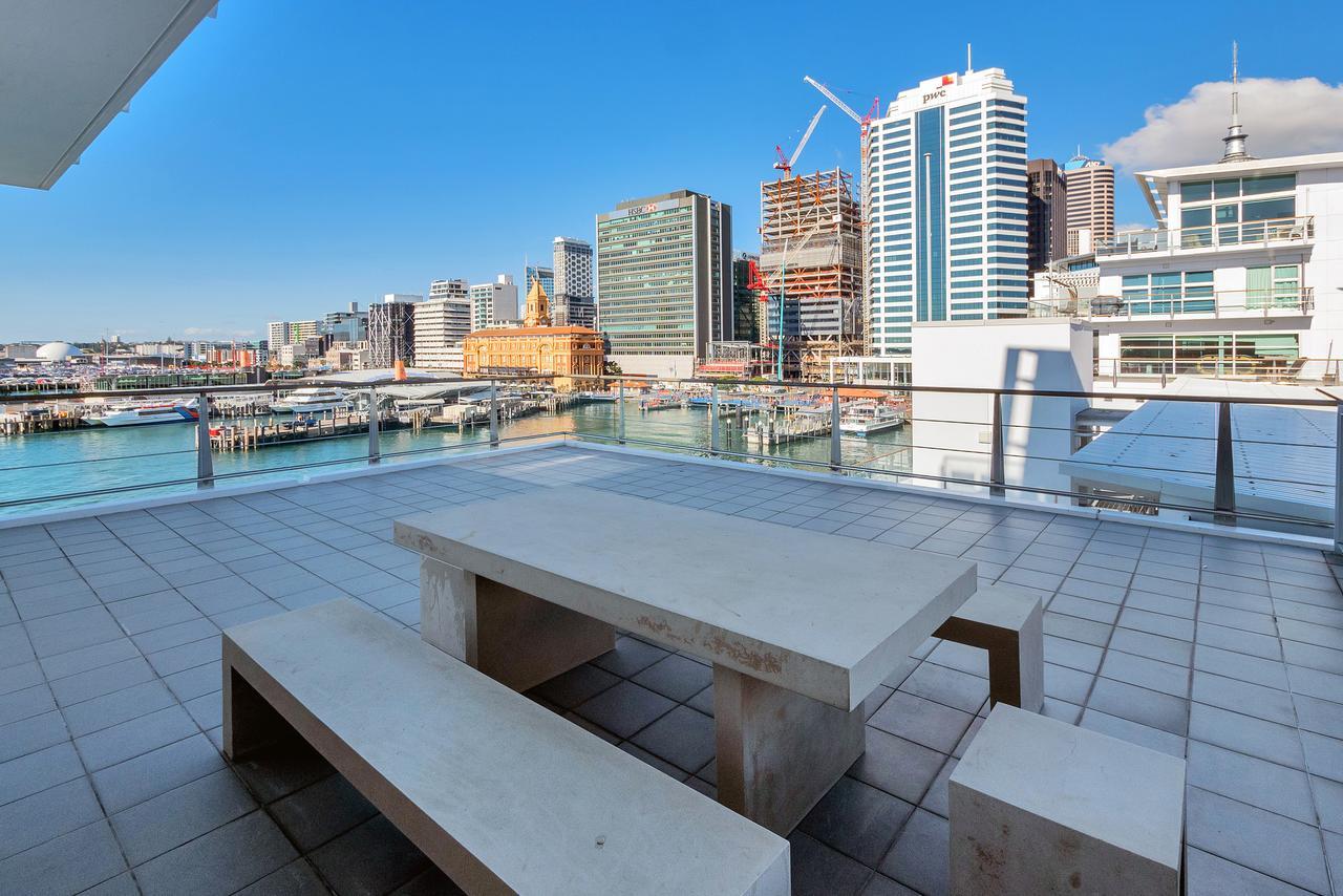 Apartamento Stunning Harbour & City View Studio L Aircon & Wifi Auckland Exterior foto