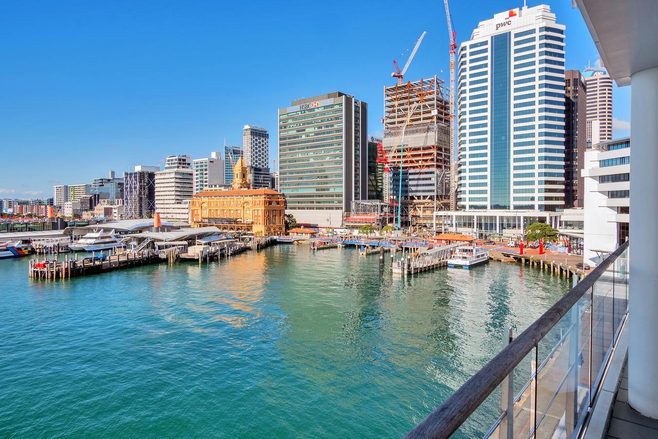 Apartamento Stunning Harbour & City View Studio L Aircon & Wifi Auckland Exterior foto